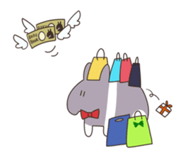 white and black of the Baku. sticker #7576354