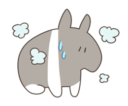 white and black of the Baku. sticker #7576360