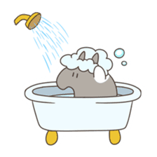 white and black of the Baku. sticker #7576361