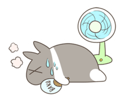 white and black of the Baku. sticker #7576374