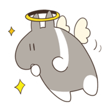 white and black of the Baku. sticker #7576376