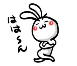 Eyebrows Rabbit!! sticker #7576458