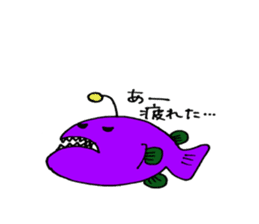 deep sea animals sticker #7576620