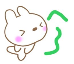 The chubby rabbit2 sticker #7576744