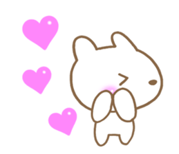 The chubby rabbit2 sticker #7576747