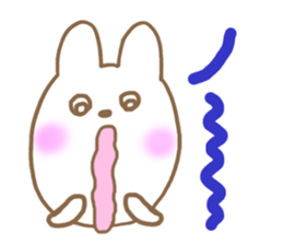 The chubby rabbit2 sticker #7576766