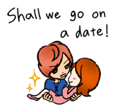 For beloved you English version sticker #7576831