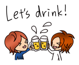 For beloved you English version sticker #7576839