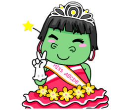 Miss Green (Thai) sticker #7576893