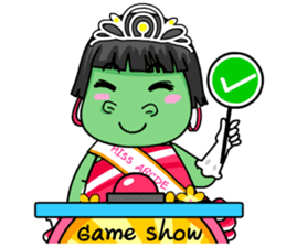Miss Green (Thai) sticker #7576896