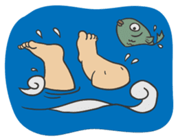 Mr K Loves Surfing sticker #7577341