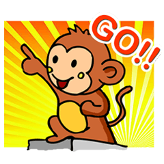 Super Cute Monkey Stickers