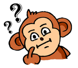 Super Cute Monkey Stickers sticker #7577946