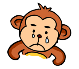 Super Cute Monkey Stickers sticker #7577964