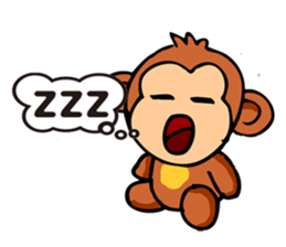 Super Cute Monkey Stickers sticker #7577965