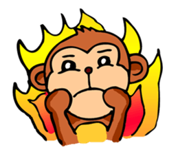 Super Cute Monkey Stickers sticker #7577968