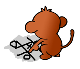 Super Cute Monkey Stickers sticker #7577974