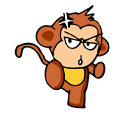 Super Cute Monkey Stickers sticker #7577977