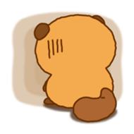 Plump raccoon dog sticker #7578151