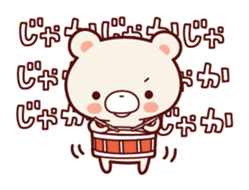 Daily life of bear Jiro sticker #7578750