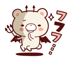 Daily life of bear Jiro sticker #7578773