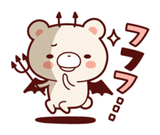 Daily life of bear Jiro sticker #7578773