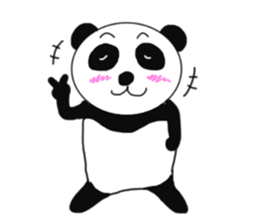 Panda daily conversation sticker #7578820