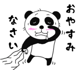 Panda daily conversation sticker #7578854