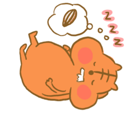 Gluttony sticker of gluttonous squirrel sticker #7579104