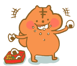 Gluttony sticker of gluttonous squirrel sticker #7579109