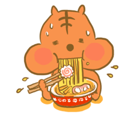 Gluttony sticker of gluttonous squirrel sticker #7579120