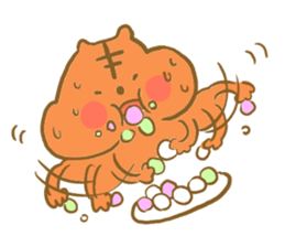 Gluttony sticker of gluttonous squirrel sticker #7579135