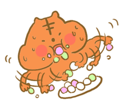 Gluttony sticker of gluttonous squirrel sticker #7579135