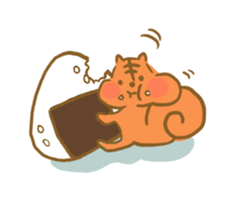 Gluttony sticker of gluttonous squirrel sticker #7579139