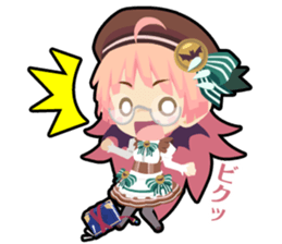 Waguruma Sticker (Carmilla) sticker #7579394