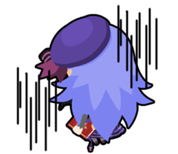 Waguruma Sticker (Carmilla) sticker #7579419