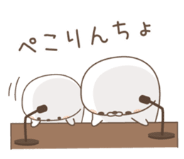 Cute Seal And Stinging Tongue Seal By Jellyfish Inc Sticker Cute Seal And Stinging Tongue Seal By Jellyfish Inc Sticker