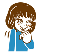 "Normal Girl's Life2" sticker #7579880