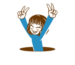 "Normal Girl's Life2" sticker #7579898