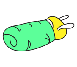 A Rabbit with yellow suit sticker #7580018