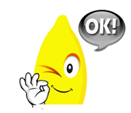 Handsome Banana sticker #7580141