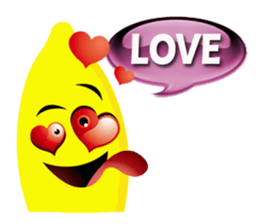 Handsome Banana sticker #7580148