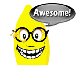 Handsome Banana sticker #7580155
