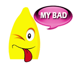 Handsome Banana sticker #7580159