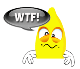 Handsome Banana sticker #7580165