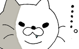 cat  yuruyuru  cat sticker #7580577