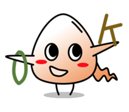 Mameruriha and Monster sticker #7581076