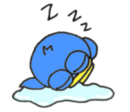 Blue bird of the happiness sticker #7581960