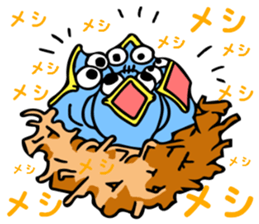 Blue bird of the happiness sticker #7581976