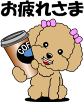 Conversation of Toy Poodle sticker #7581980